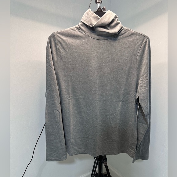 STYLE & Co. Grey Petite Classic Turtleneck - Picture 4 of 5